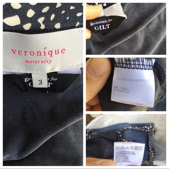 HP🎊🎉Veronique Maternity Sleeveless Wrap Dress S - Picture 4 of 6